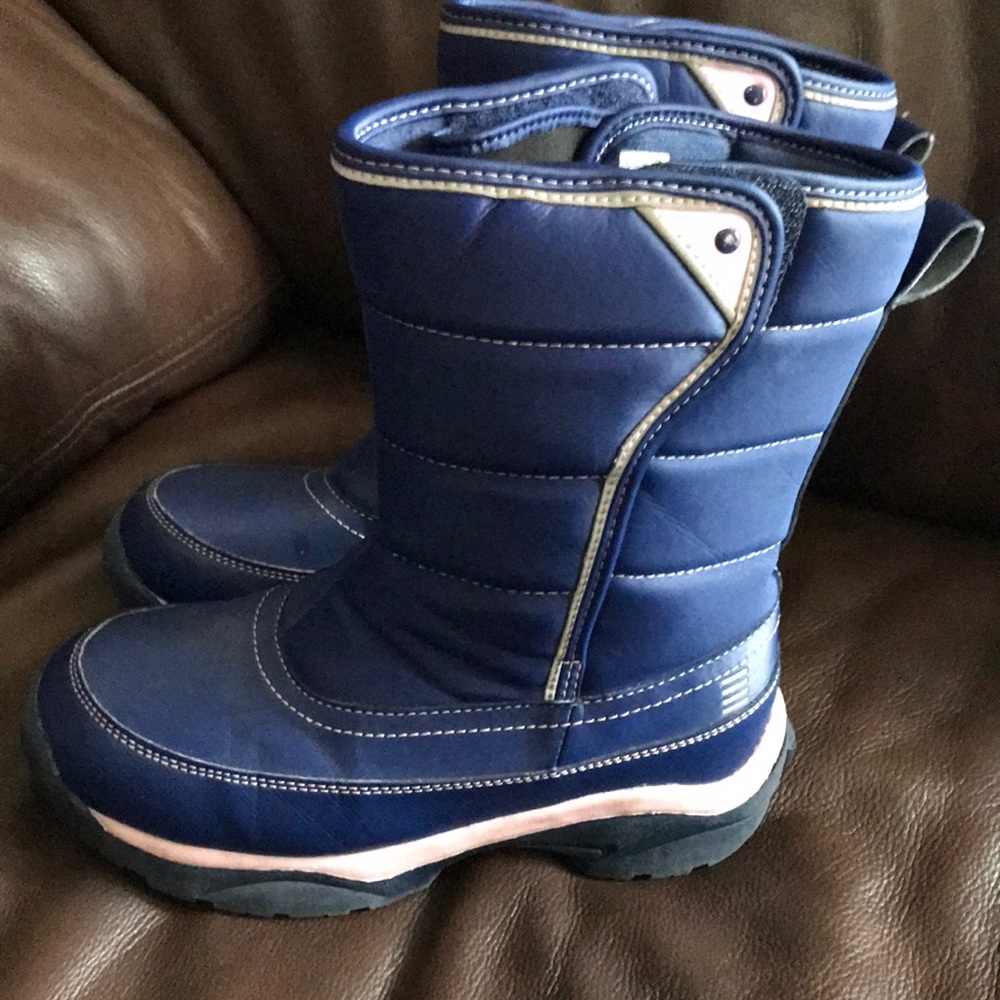 Kids Lands End snow boots US size 1